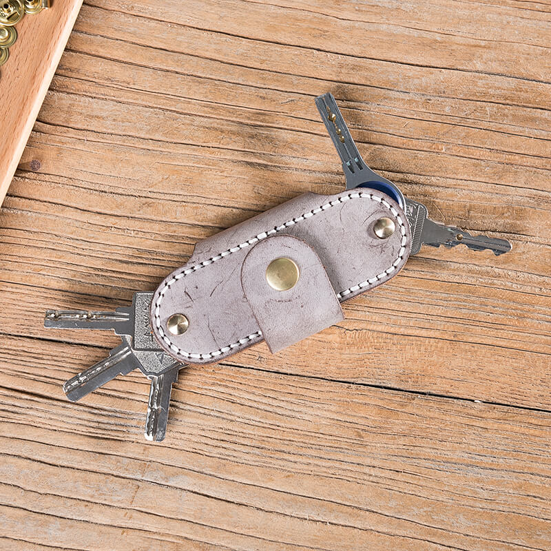 Leather Key Case DIY Kit Smart – Babylon Leather - Babylon LeatherBabylon LeatherLZ28 - Black