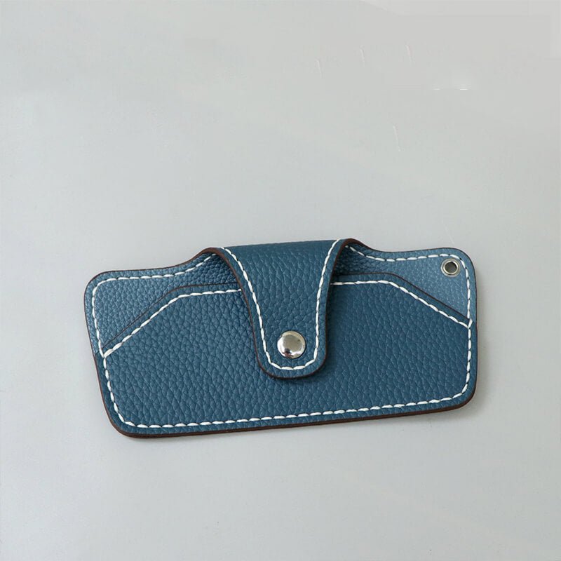 Leather Snap Card Holder DIY Kit – Babylon Leather - Babylon LeatherBabylon LeatherSY142-Peacock Blue