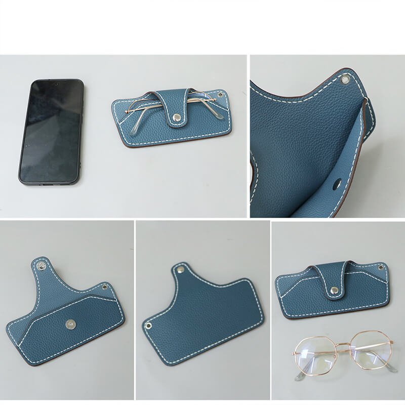 Leather Snap Card Holder DIY Kit – Babylon Leather - Babylon LeatherBabylon LeatherSY142-Peacock Blue