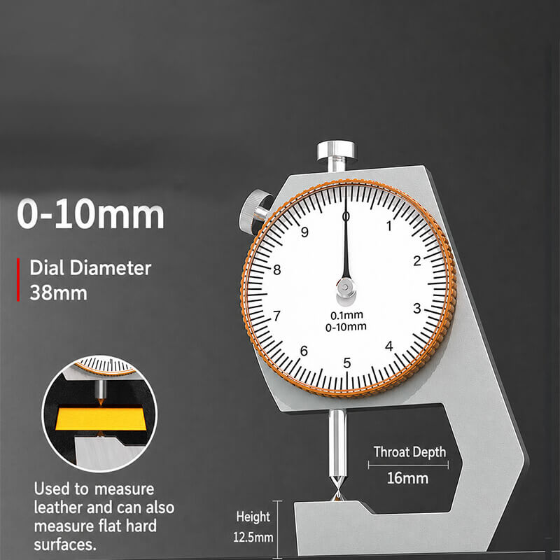 Leather Thickness Gauge Caliper for Precision Measuring – Babylon Leather - Babylon LeatherBabylon LeatherPP19-Pointed Tip-Standard-0-10mm