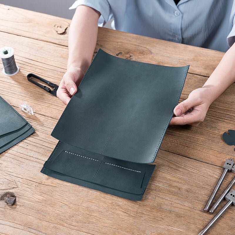 Leather Wallet DIY Kit Long Wallet – Babylon Leather - Babylon LeatherBabylon LeatherLZ09 - Coffee - Fog Wax Leather
