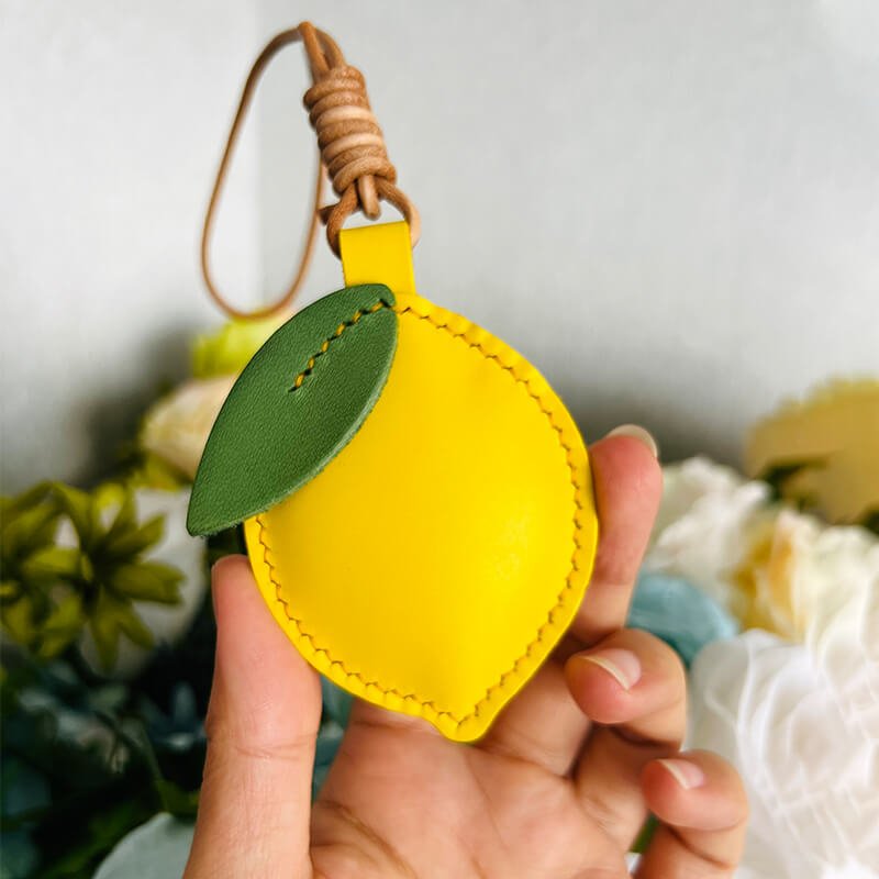 Lemon-Shaped Charm DIY Kit – Babylon Leather - Babylon LeatherBabylon LeatherSG17-Yellow