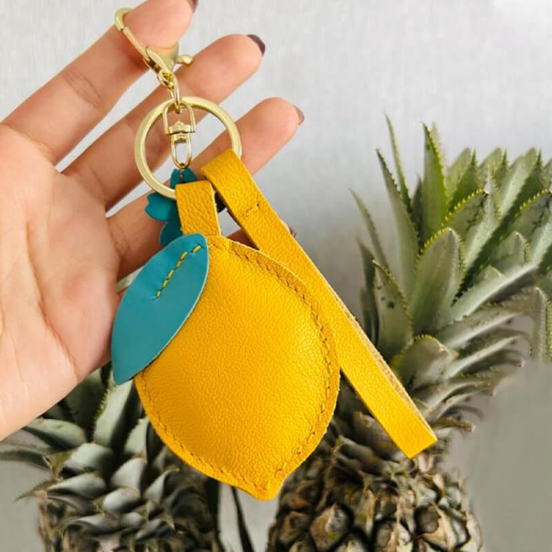 Lemon - Shaped Charm DIY Kit – Babylon Leather - Babylon LeatherBabylon LeatherSG17-Yellow
