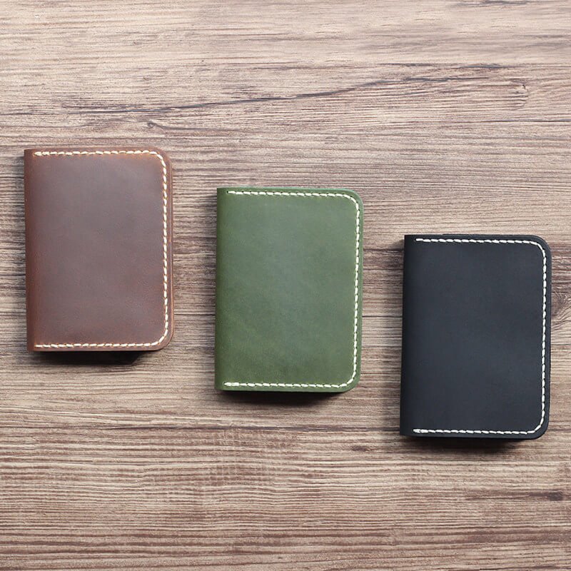 License & Card Case Crazy Horse Leather DIY Kit – Babylon Leather - Babylon LeatherBabylon LeatherCY57-Brown