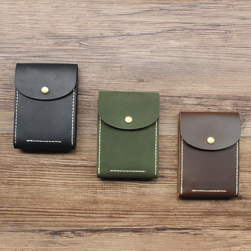 License & Card Holder Crazy Horse Leather DIY Kit – Babylon Leather - Babylon LeatherBabylon LeatherCY54-Brown