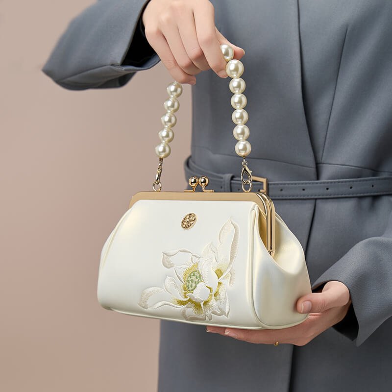Light Within Leather and Silk Handbag – Babylon Leather - Babylon LeatherBabylon LeatherTX136-White