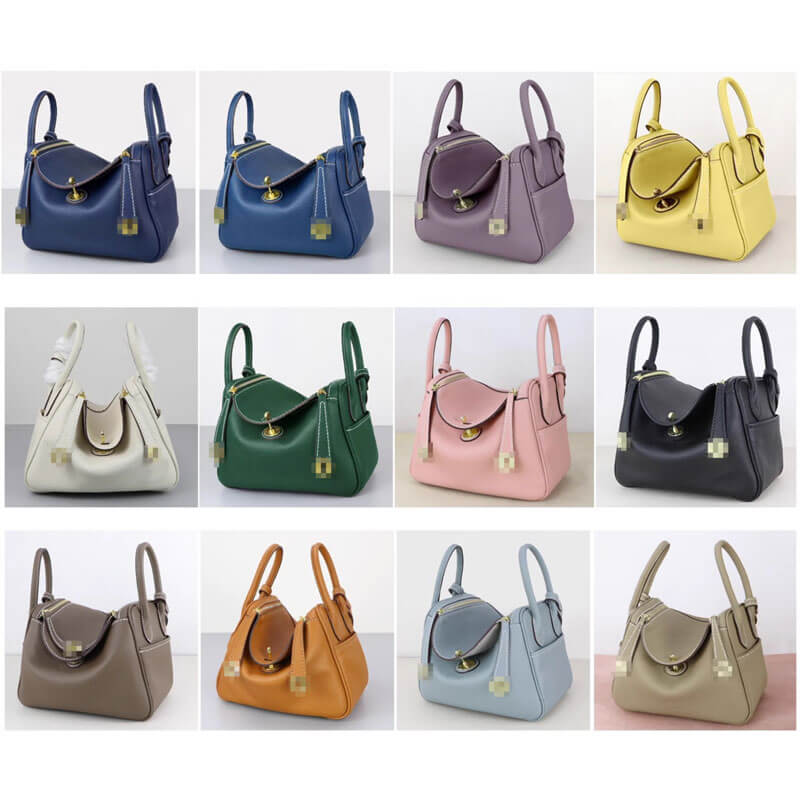 Lindy - Style Leather Bag DIY Craft Kit ¨C Babylon Leather - Babylon LeatherBabylon LeatherSY06 - Dark Blue - Medium - Gold & White