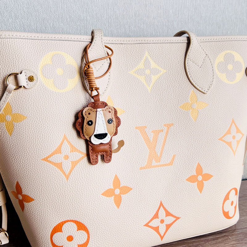 Lion-Shaped Leather Keychain DIY Kit – Babylon Leather - Babylon LeatherBabylon LeatherSG34-Brown