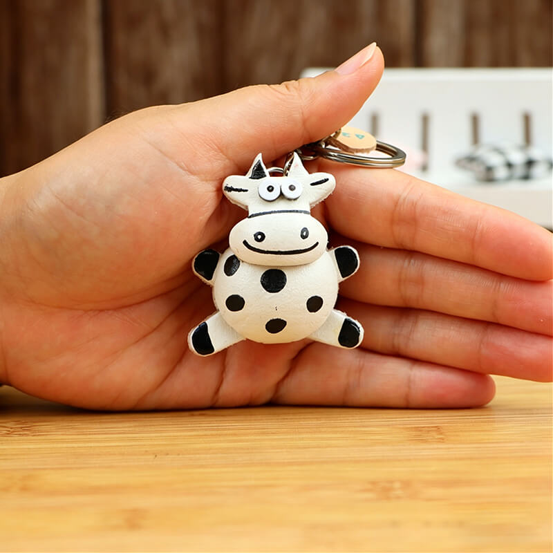 Little Cow Leather Bag Charm – Babylon Leather - Babylon LeatherBabylon LeatherLLZ70-White