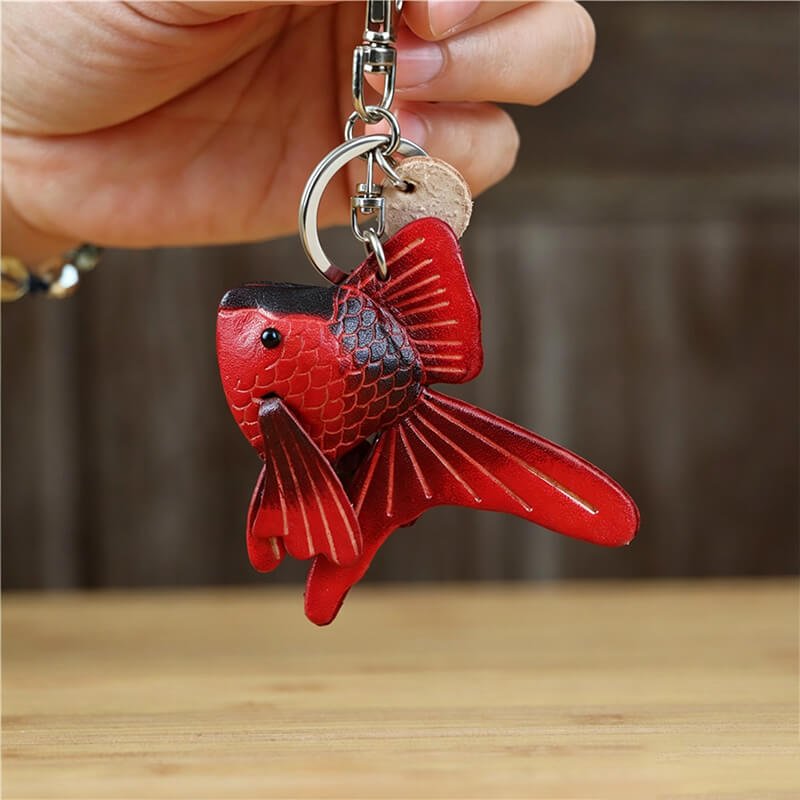 Little Lamb Leather Bag Charm – Babylon Leather - Babylon LeatherBabylon LeatherLLZ05-2-Red
