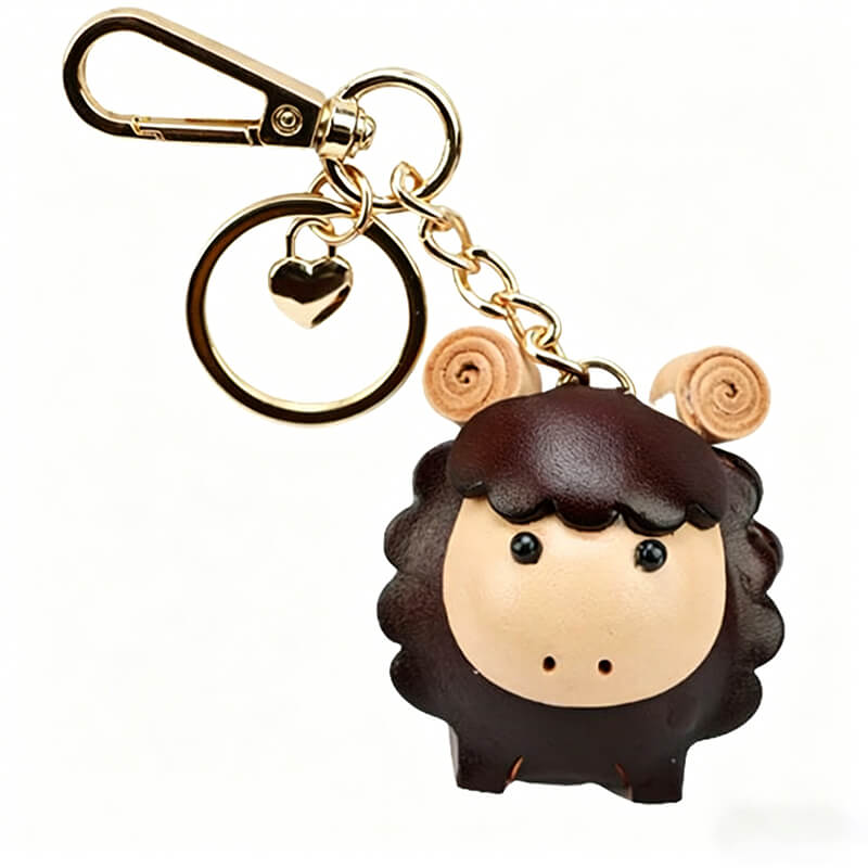 Little Lamb Leather Bag Charm – Babylon Leather - Babylon LeatherBabylon LeatherLLZ06-Leather Rope Style-Original