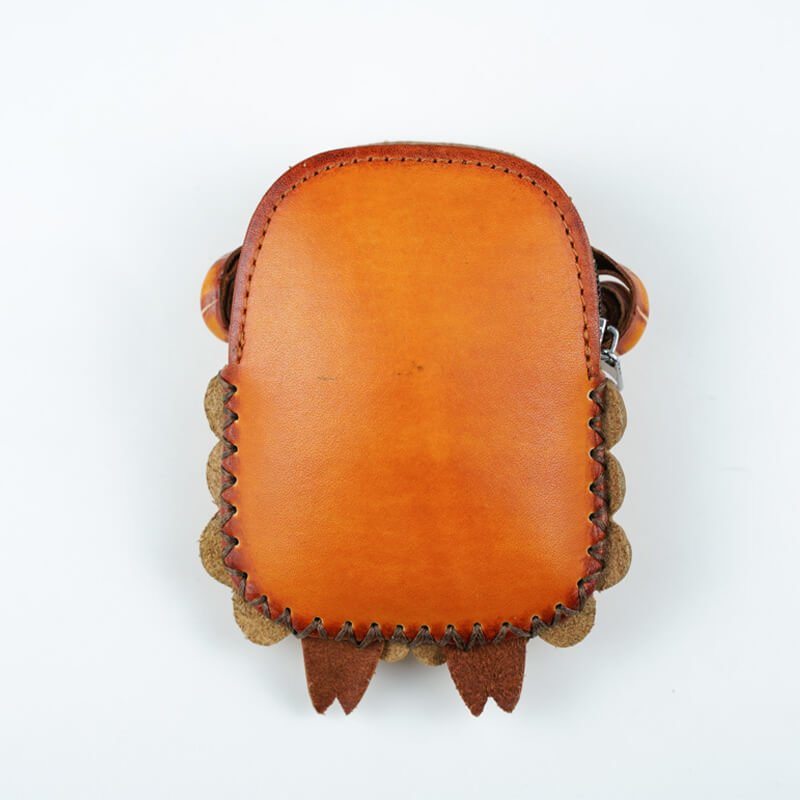 Little Lamb Shape Leather Charm Keychain – Babylon Leather - Babylon LeatherBabylon LeatherLL86-Brown