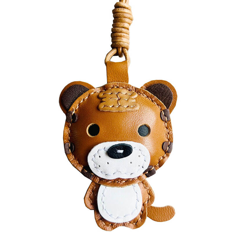Little Tiger - Shaped Charm DIY Kit – Babylon Leather - Babylon LeatherBabylon LeatherSG18-Brown