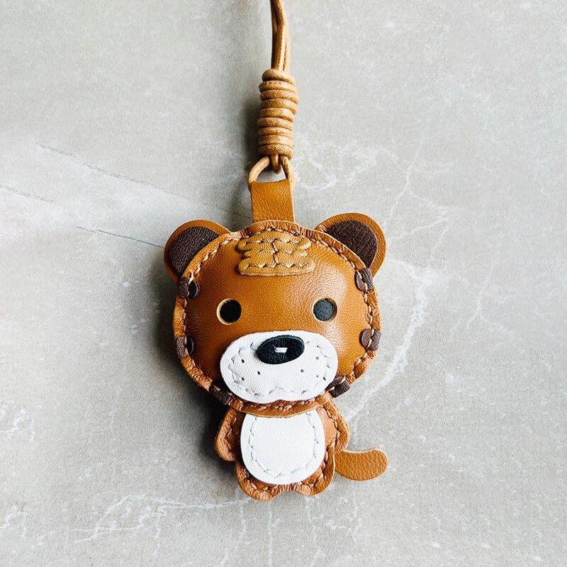 Little Tiger - Shaped Charm DIY Kit – Babylon Leather - Babylon LeatherBabylon LeatherSG18-Brown