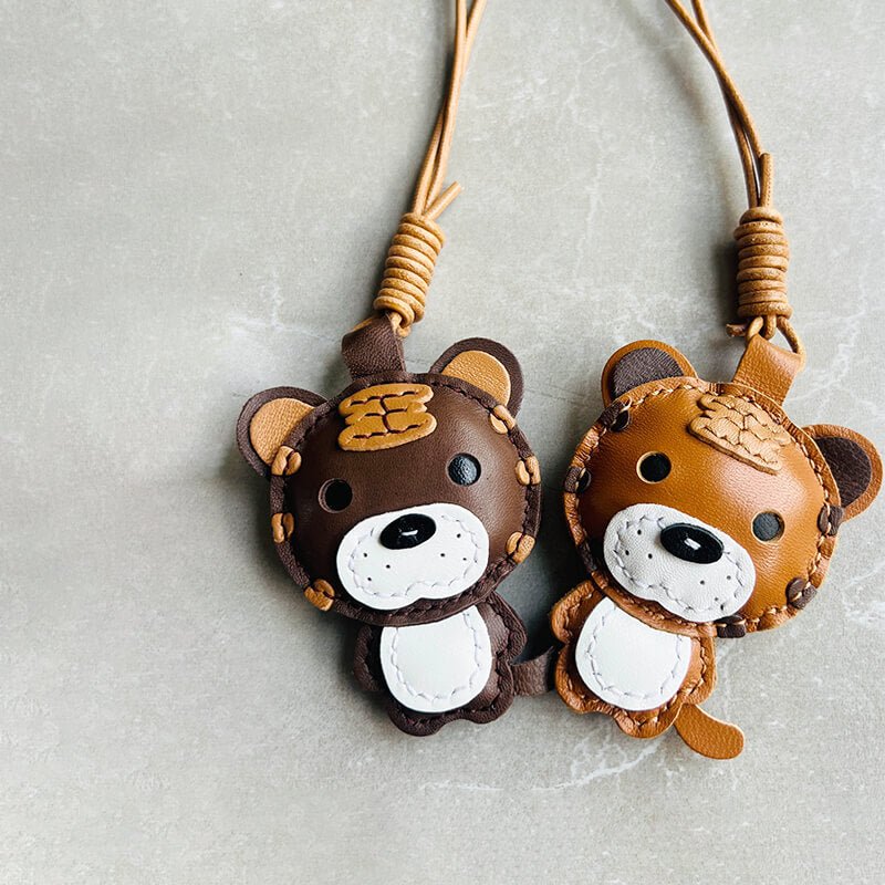 Little Tiger - Shaped Charm DIY Kit – Babylon Leather - Babylon LeatherBabylon LeatherSG18-Brown