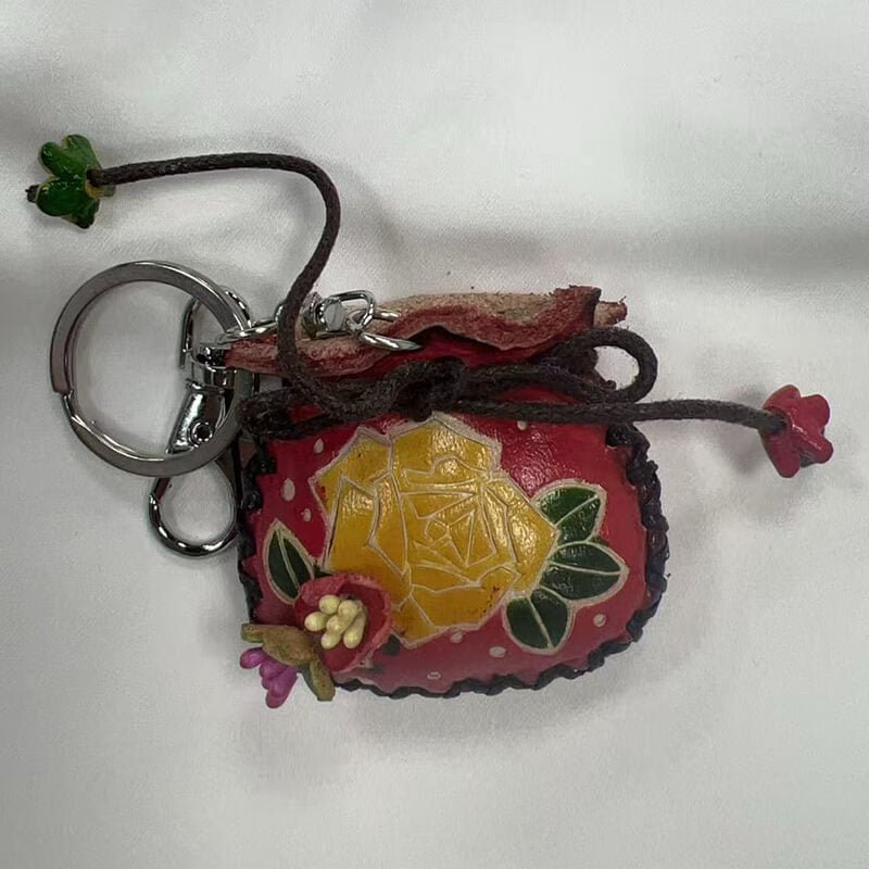 Lucky Bag Leather Charm – Babylon Leather - Babylon LeatherBabylon LeatherLLZ116-Yellow