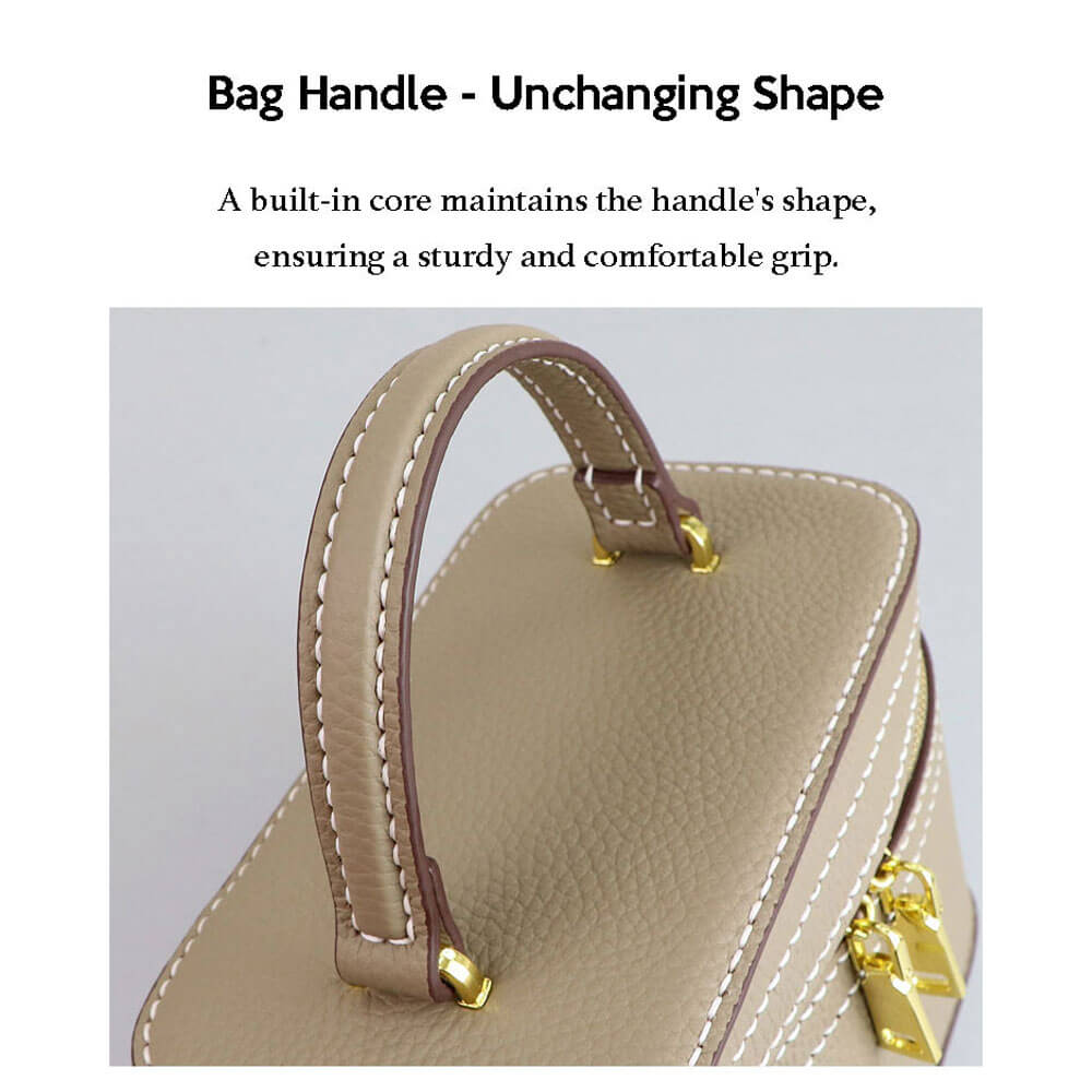 Lunch Handbag DIY Leather Kit – Babylon Leather - Babylon LeatherBabylon LeatherSY103 - Khaki - White