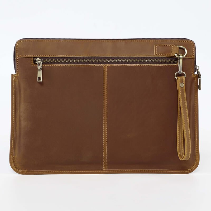 MacBook Pro 14 Sleeve Crazy Horse Leather – Babylon Leather - Babylon LeatherBabylon LeatherAN15-Brown