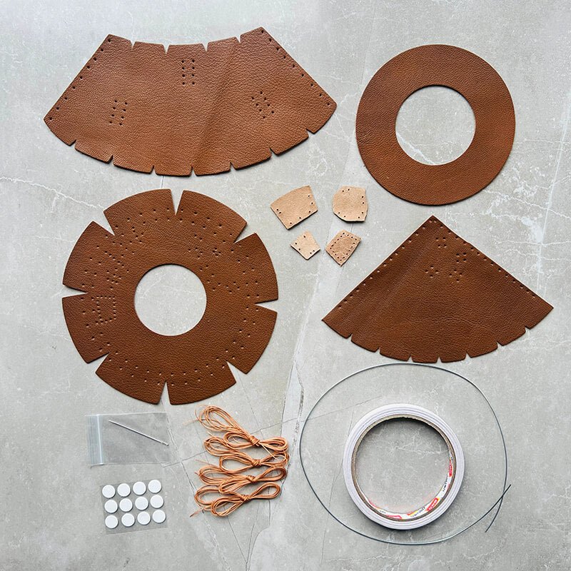 Magic Hat Design Ornament DIY Kit – Babylon Leather - Babylon LeatherBabylon LeatherSG08-Brown