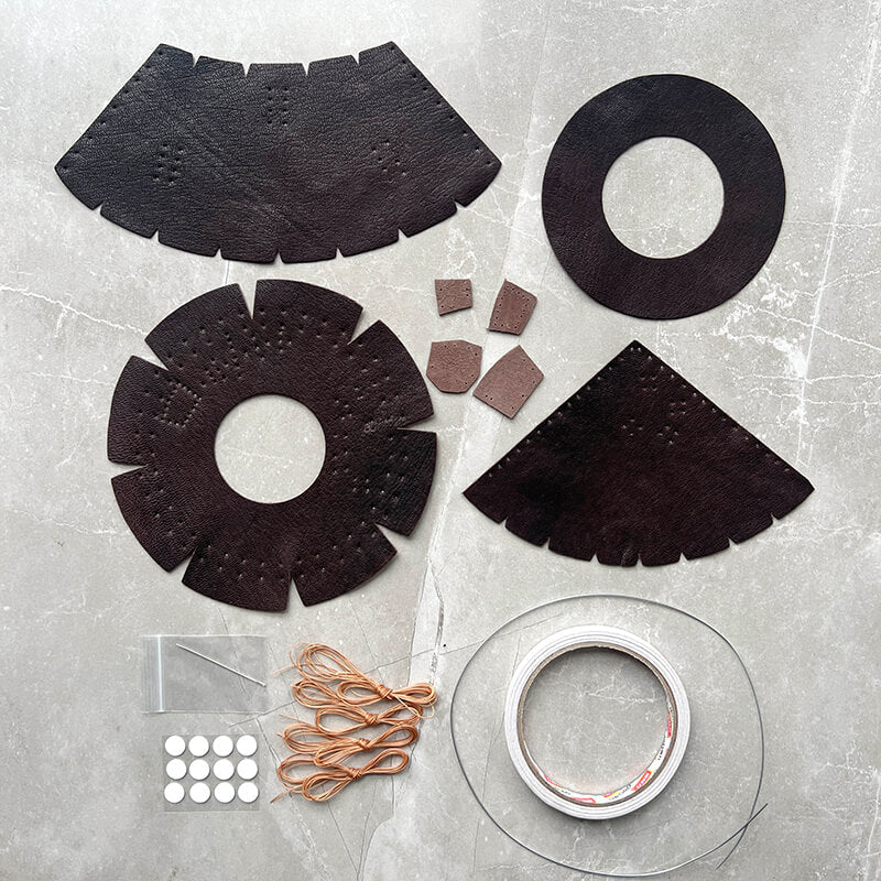 Magic Hat Design Ornament DIY Kit – Babylon Leather - Babylon LeatherBabylon LeatherSG08-Dark Brown