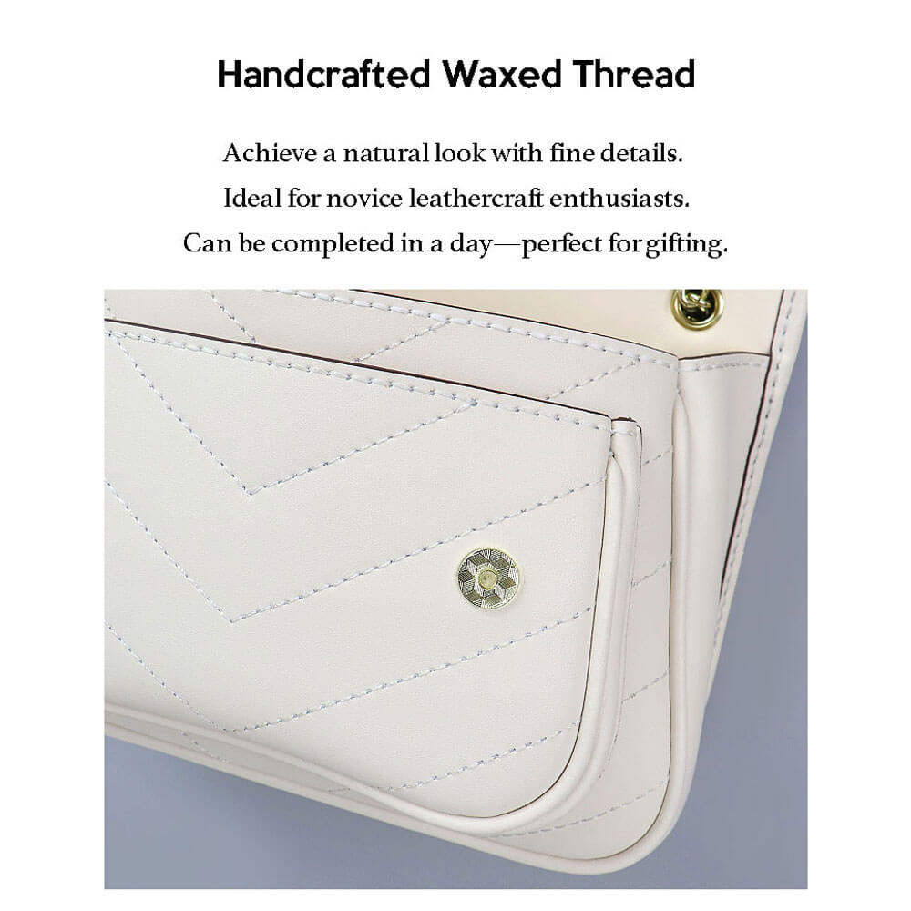 Marmont Chain Shoulder Bag DIY Kit – Babylon Leather - Babylon LeatherBabylon LeatherSY94 - White - Color - Matched
