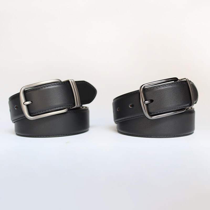 Men's Casual Buckle Belt Top Grain Leather DIY Kit – Babylon Leather - Babylon LeatherBabylon LeatherCY28-Black-Matte Buckle-41" 105 cm
