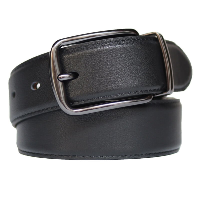 Men's Casual Buckle Belt Top Grain Leather DIY Kit – Babylon Leather - Babylon LeatherBabylon LeatherCY28-Black-Matte Buckle-41" 105 cm