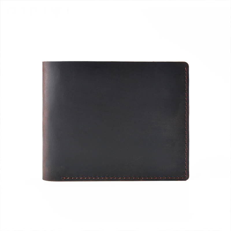 Men's Short Wallet with Coin Pocket – Babylon Leather - Babylon LeatherBabylon LeatherAN50-Coffee