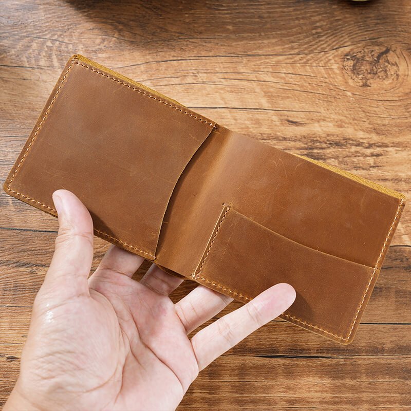 Men's Slim Short Wallet – Babylon Leather - Babylon LeatherBabylon LeatherAN52-Brown