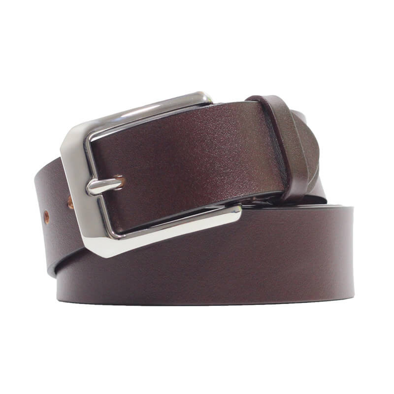 Men's Steel Buckle Belt Top Grain Leather DIY Kit – Babylon Leather - Babylon LeatherBabylon LeatherCY27-Brown-41" 105 cm