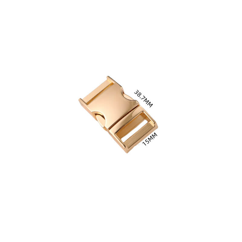 Metal Side Release Buckle - Babylon Leather - Babylon LeatherBabylon LeatherJY18-Gold-16.2*20*38.5mm