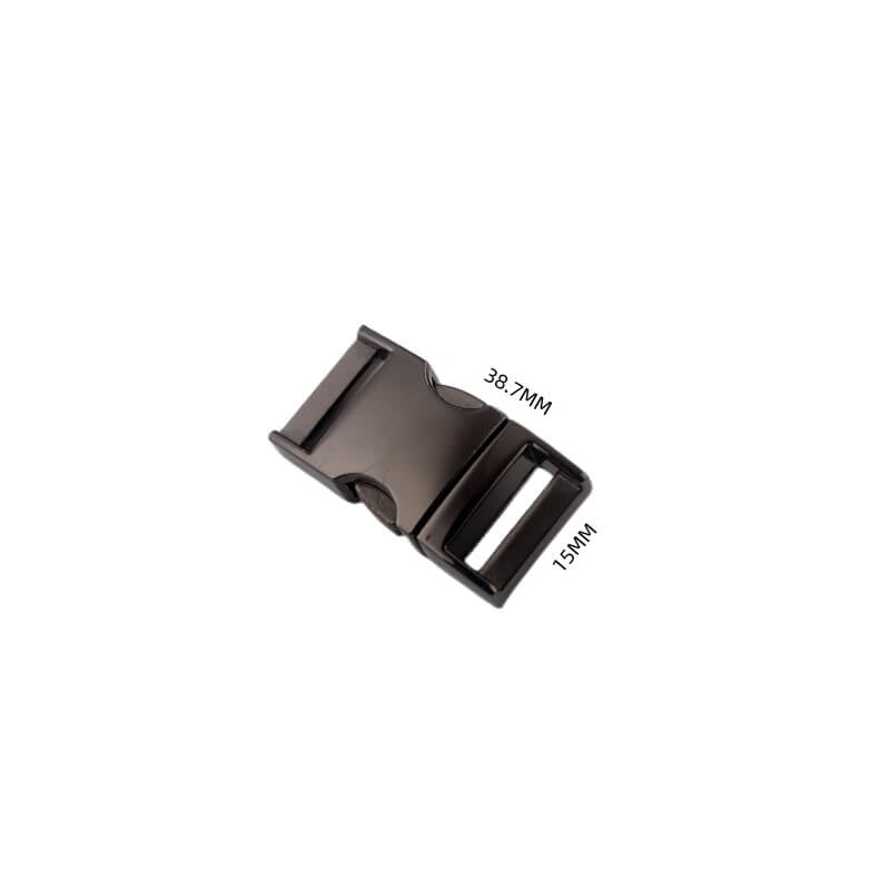 Metal Side Release Buckle - Babylon Leather - Babylon LeatherBabylon LeatherJY18-Gunmetal-16.2*20*38.5mm