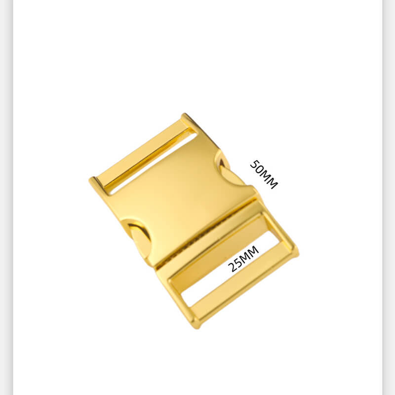 Metal Side Release Buckle - Babylon Leather - Babylon LeatherBabylon LeatherJY18-K G0ld-25.3*30*50.2mm