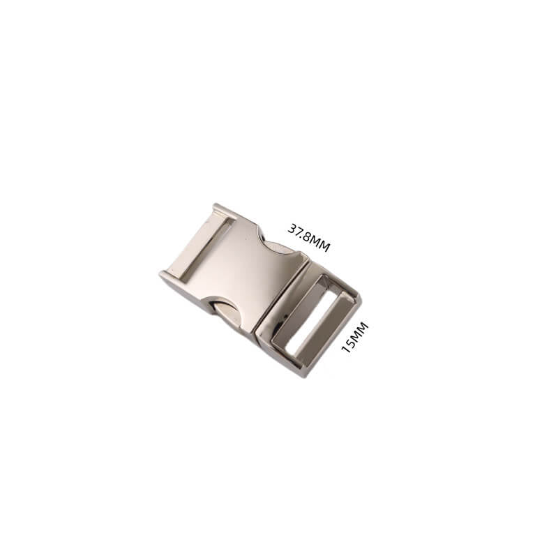 Metal Side Release Buckle - Babylon Leather - Babylon LeatherBabylon LeatherJY18-Silver-16.2*20*38.5mm