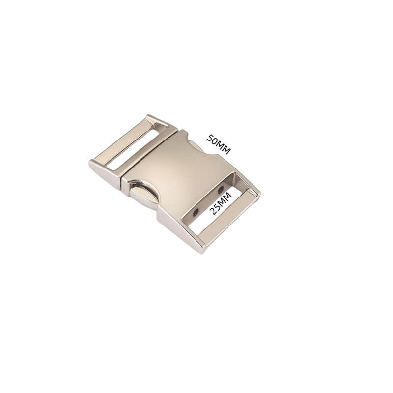 Metal Side Release Buckle - Babylon Leather - Babylon LeatherBabylon LeatherJY18-Silver-25.3*30*50.2mm