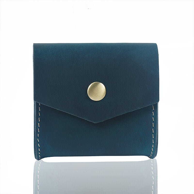 Mini Coin Key Earbuds Pouch – Babylon Leather - Babylon LeatherBabylon LeatherAN69-Blue