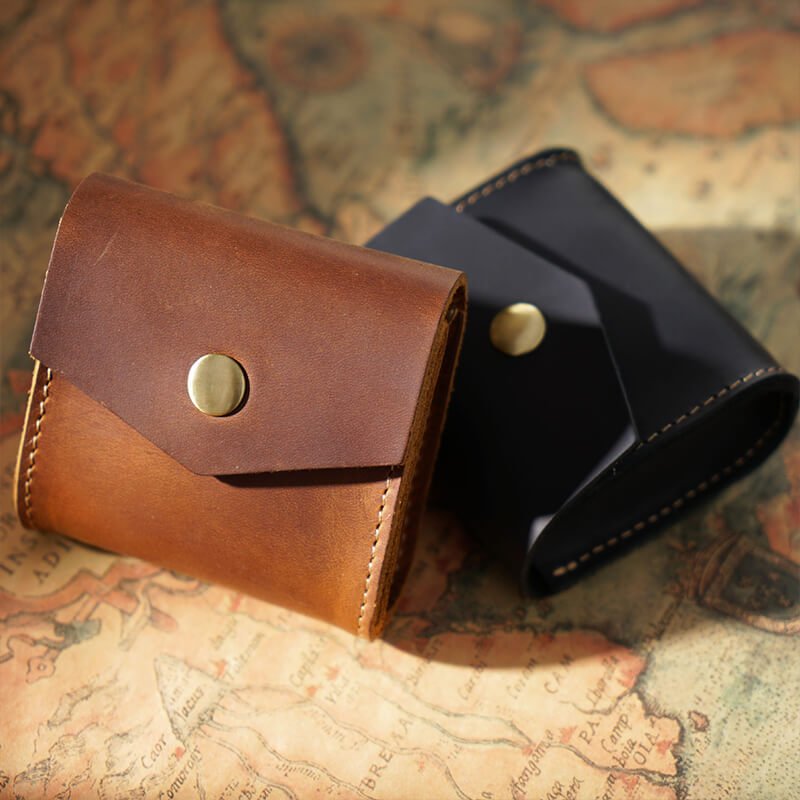 Mini Coin Key Earbuds Pouch – Babylon Leather - Babylon LeatherBabylon LeatherAN69-Brown