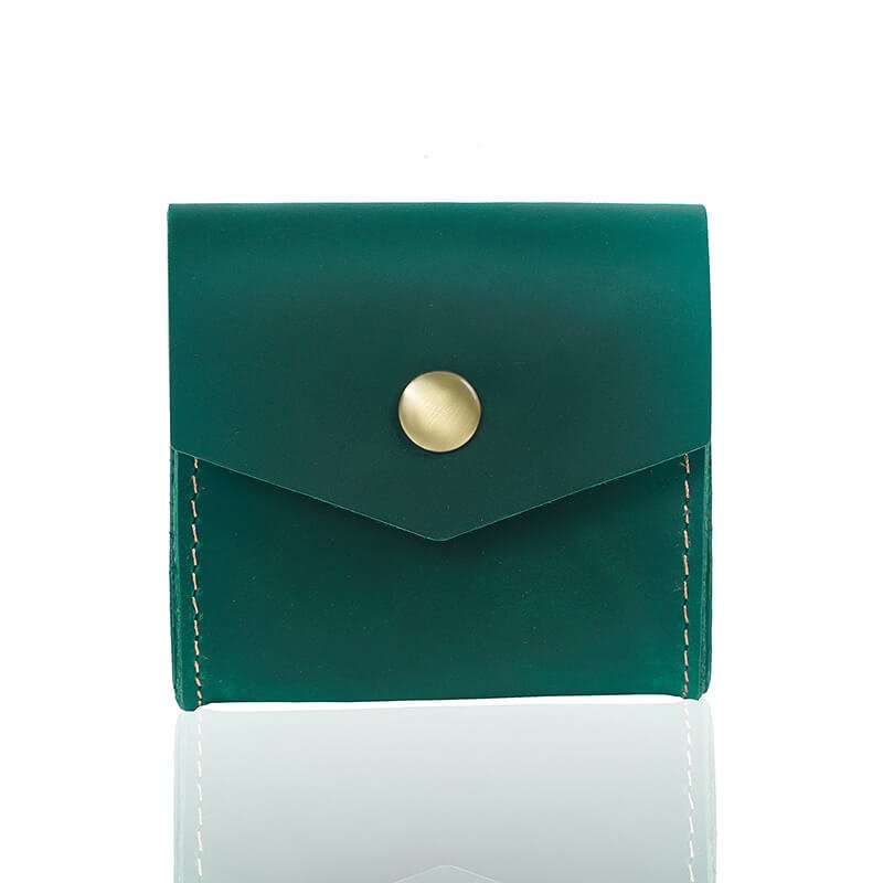 Mini Coin Key Earbuds Pouch – Babylon Leather - Babylon LeatherBabylon LeatherAN69-Dark Green