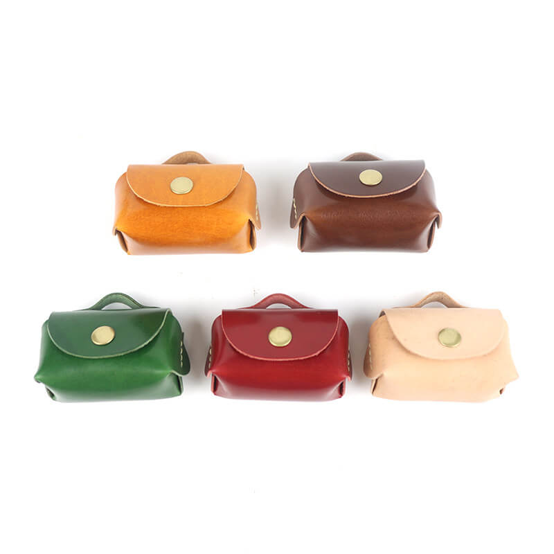 Mini Coin Purse Veg Tanned Leather DIY Kit – Babylon Leather - Babylon LeatherBabylon LeatherCY22-Yellow