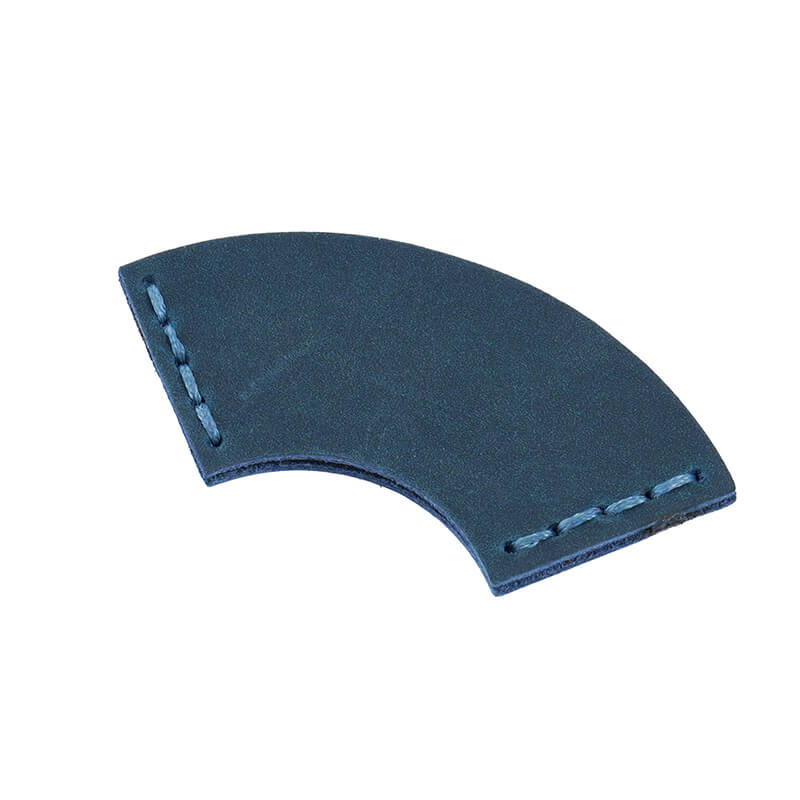 Mini Fan-Shaped Leather Bookmark – Babylon Leather - Babylon LeatherBabylon LeatherAN12-Blue-2 pcs
