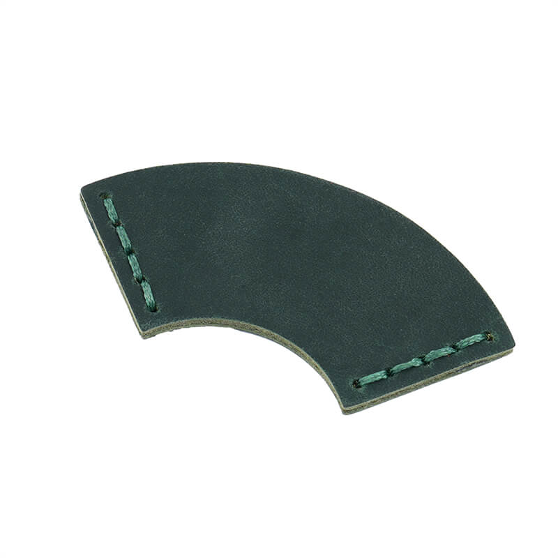Mini Fan-Shaped Leather Bookmark – Babylon Leather - Babylon LeatherBabylon LeatherAN12-Dark Green-2 pcs
