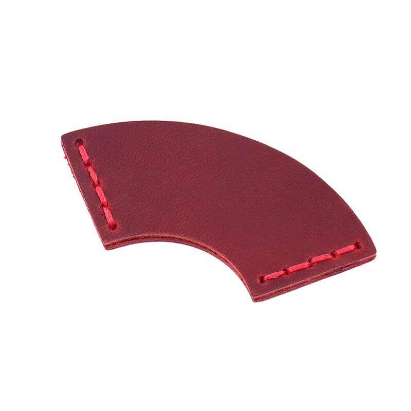 Mini Fan-Shaped Leather Bookmark – Babylon Leather - Babylon LeatherBabylon LeatherAN12-Wine Red-2 pcs