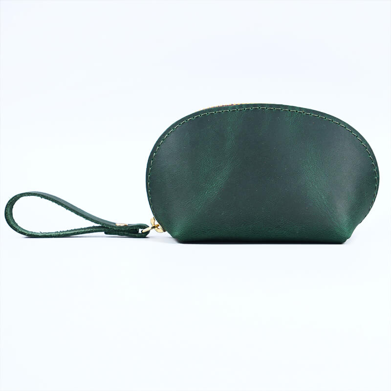 Mini Snap Coin Purse – Babylon Leather - Babylon LeatherBabylon LeatherAN68-Dark Green