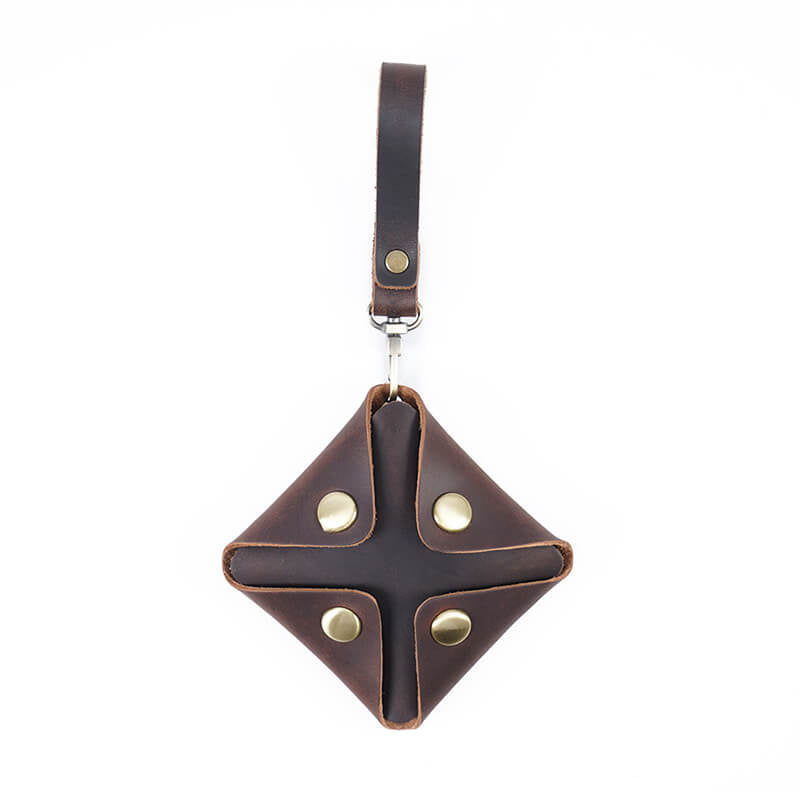 Mini Snap Coin Purse Square – Babylon Leather - Babylon LeatherBabylon LeatherAN72-Coffee