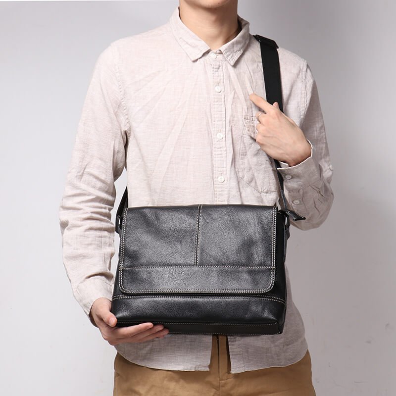 Minimalist Top Grain Leather Shoulder Bag – Babylon Leather - Babylon LeatherBabylon LeatherLJ005