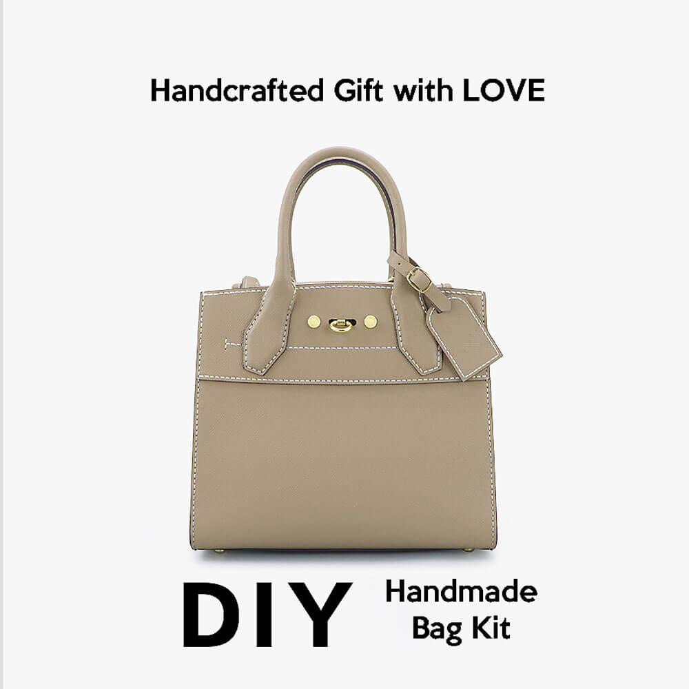 Multi - Compartment Leather Bag DIY Kit – Babylon Leather - Babylon LeatherBabylon LeatherSY35 - Matching Color - Epsom Leather - Khaki