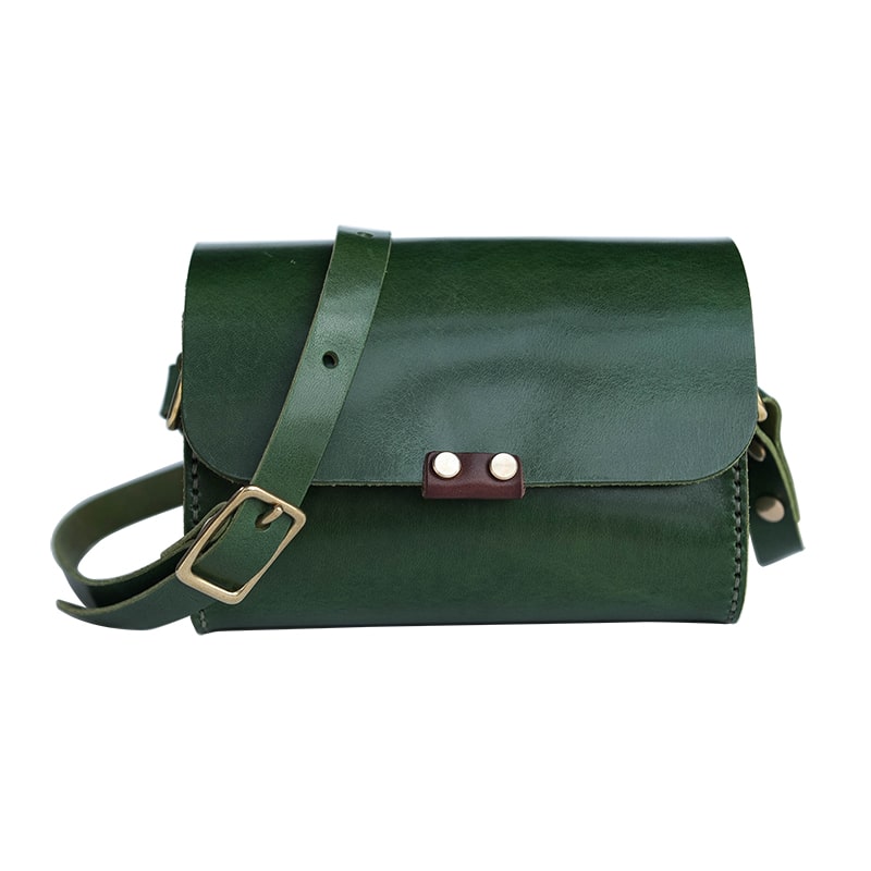 Natural Veg - Tanned Leather Shoulder Bag DIY Kit – Babylon Leather - Babylon LeatherBabylon LeatherLZ32 - Dark Green - Natural Veg - Tan Leather