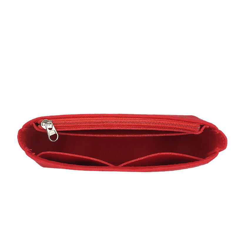 Non-Woven Bag Insert Organizer for LV Marella-Style Bags - Babylon LeatherBabylon LeatherQZ14-Red-Zipper