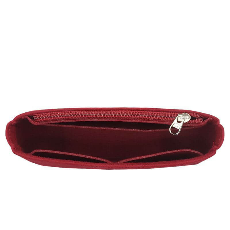 Non-Woven Bag Insert Organizer for LV Marella-Style Bags - Babylon LeatherBabylon LeatherQZ14-Wine Red-Zipper
