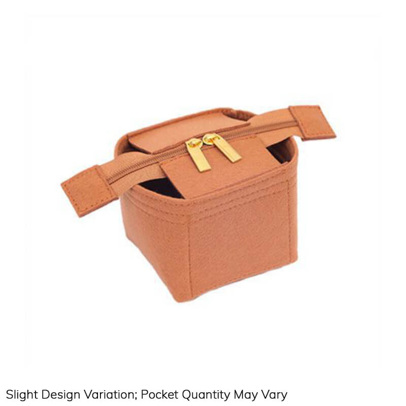 Non-Woven Bag Insert Organizer for LV Noe-Style Mini Bucket Bags - Babylon LeatherBabylon LeatherQZ12-Orange